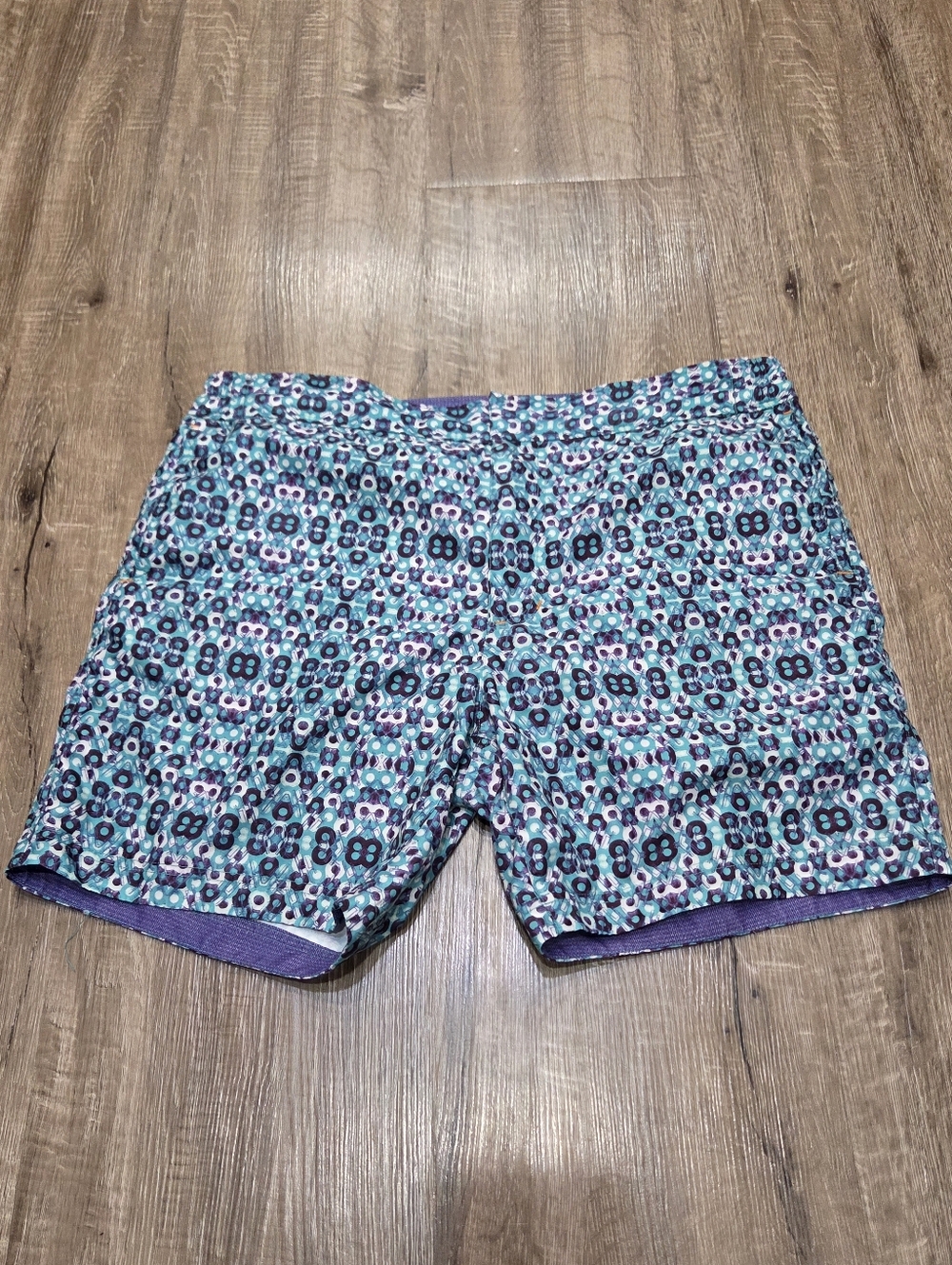 Robert Graham Men's Pre-owned Swim Trunks Multicolor Size 38.